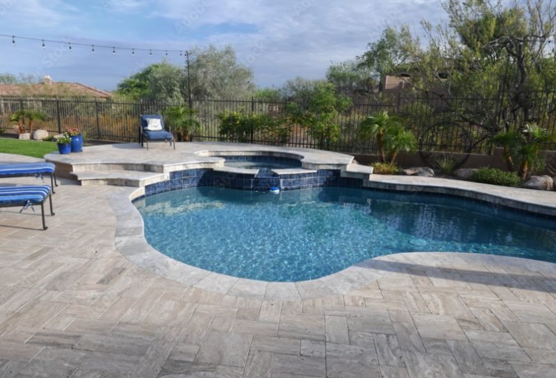 backyard remodel project in Menifee