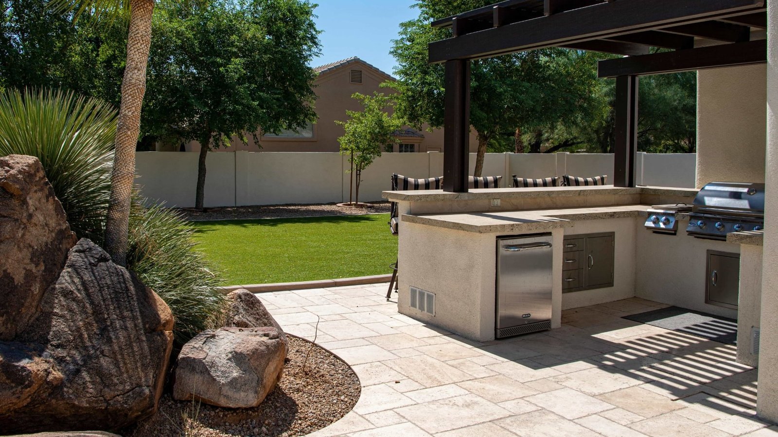 backyard remodel in Menifee, California